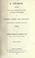 Cover of: A charge delivered to the clergy of the united dioceses of Ossory, Ferns, and Leighlin, at his ordinary visitation in October, 1863