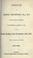 Cover of: Speech of Henry Drummond, Esq., M.P., in the House of Commons, on Thursday, March 20, 1851, on the second reading of the Ecclesiastical Titles bill