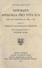 Cover of: Newman's Apologia pro vita sua by John Henry Newman