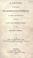 Cover of: A letter to His Grace the Archbishop of Canterbury, on some circumstances connected with the present crisis in the English Church