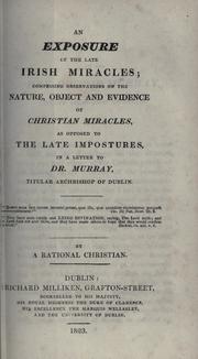 An exposure of the late Irish miracles by Rational Christian.