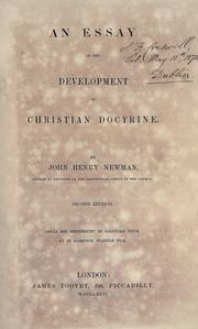 essay on development of christian doctrine