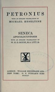 Cover of: Petronius by Petronius Arbiter