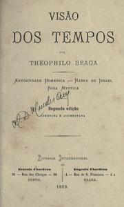 Cover of: Visão dos tempos by Teófilo Braga