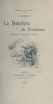 Cover of: La batelière de Postunen.