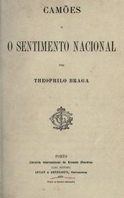 Cover of: Camões e o sentimento nacional