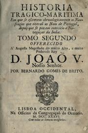 Historia tragico-maritima by Bernardo Gomes de Brito