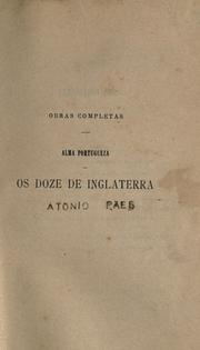 Cover of: Os doze de Inglaterra by Teófilo Braga