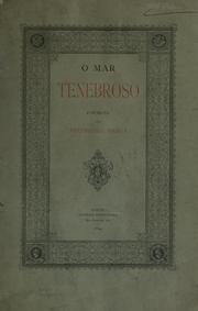 Cover of: O mar tenebroso: poemato