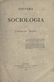 Cover of: Systema de sociologia