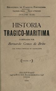 Cover of: Historia tragico-maritima