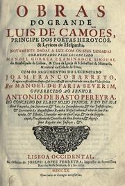 Cover of: Obras do grande Luis de Camões by Luís de Camões