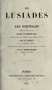 Cover of: Les Lusiades, ou les portugais by Luís de Camões