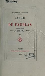 Cover of: Amours du chevalier de Faublas.: Nouv. éd., ornée de 4 jolies gravures d'après Marillier.