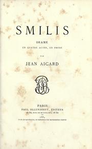 Cover of: Similis: drame en quatre actes, en prose.