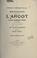 Cover of: Bibliographie raisonnée de l'argot et de la langue verte en France du 15e au 20e siecle.