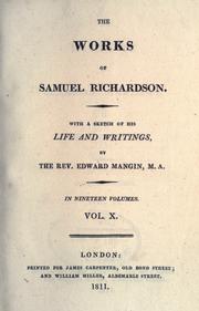 The works of Samuel Richardson by Samuel Richardson