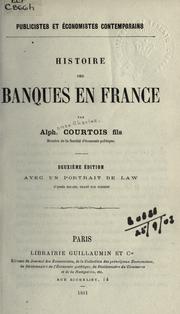 Cover of: Histoire des banques en France.