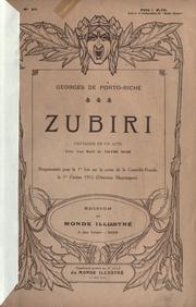 Zubiri by Georges de Porto-Riche