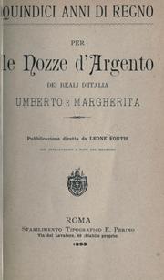 Cover of: Quindici anni di regno by Leone Fortis