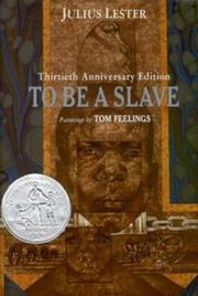 Cover of: To be a slave | Julius Lester