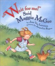 Cover of: "Wait for me!" said Maggie McGee