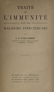 Cover of: Trait© de l'immunit© dans les maladies infectieuses.