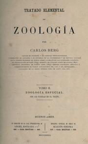 Cover of: Tratado elemental de zoología.