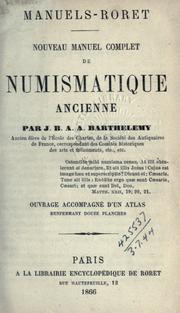 Cover of: Nouveau manuel complet de numismatique ancienne