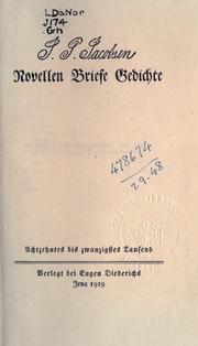 Cover of: Novellen, Briefe, Gedichte: [aus dem Dänischen von Marie Herzfeld, mit Buchschmuck von H. Vogeler-Worpswede]