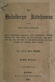 Der heidelberger Katechismus nach den ältesten Ausgaben hrsg by Karl Barth epistle to the Roman’s