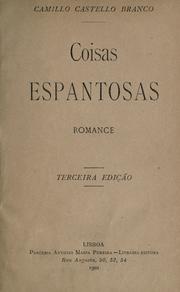 Cover of: Coisas espantosas: romance