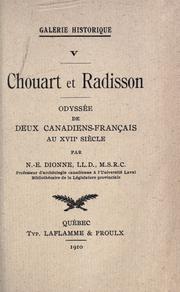 Chouart et Radisson by Dionne, N.-E.