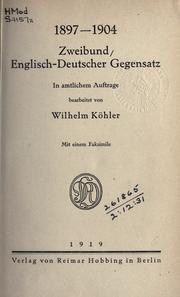 Cover of: Zur europäischer Politik 1897-1914: unveröffentliche Dokumente