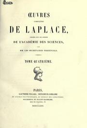 Cover of: Oeuvres complètes, publiées sous les auspices de l'Academie des sciences.