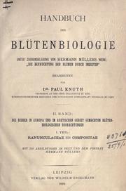 Cover of: Handbuch der Blütenbiologie, unter Zugrundelegung von Herman Müllers Werk: "Die Befruchtung der Blumen durch Insekten."