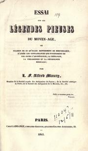 Essai sur les légendes pieuses du moyen-age by L.-F.-Alfred Maury
