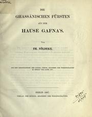 Cover of: ghassanischen Fürsten aus dem Hause Gafna's.