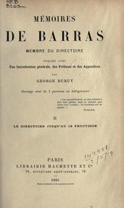 Cover of: Mémoires by Barras, Paul vicomte de