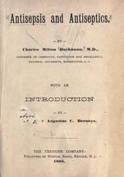 Cover of Antisepsis and antiseptics by charles milton buchanan