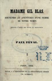 Cover of: Madame Gil Blas by Paul Féval