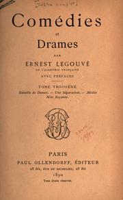 Cover of: Théâtre Avec préfaces. by Ernest Legouvé