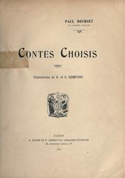 Cover of: Contes choisis.: Illus. de A. et G. Chanteau.