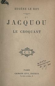 Cover of: Jacquou le croquant.