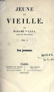 Cover of: Jeune et vieille