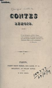 Cover of: Contes rémois. by Chevigné, Louis Marie Joseph Le Riche comte de