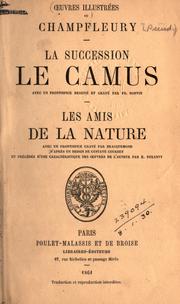 Cover of: La succession Le Camus. by Champfleury