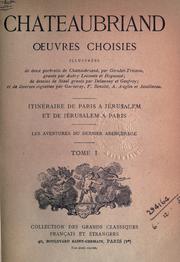 Oeuvres choisies by François-René de Chateaubriand