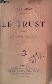 Cover of: trust.