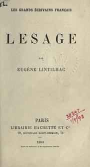 Le Sage by Eugène François Lintilhac